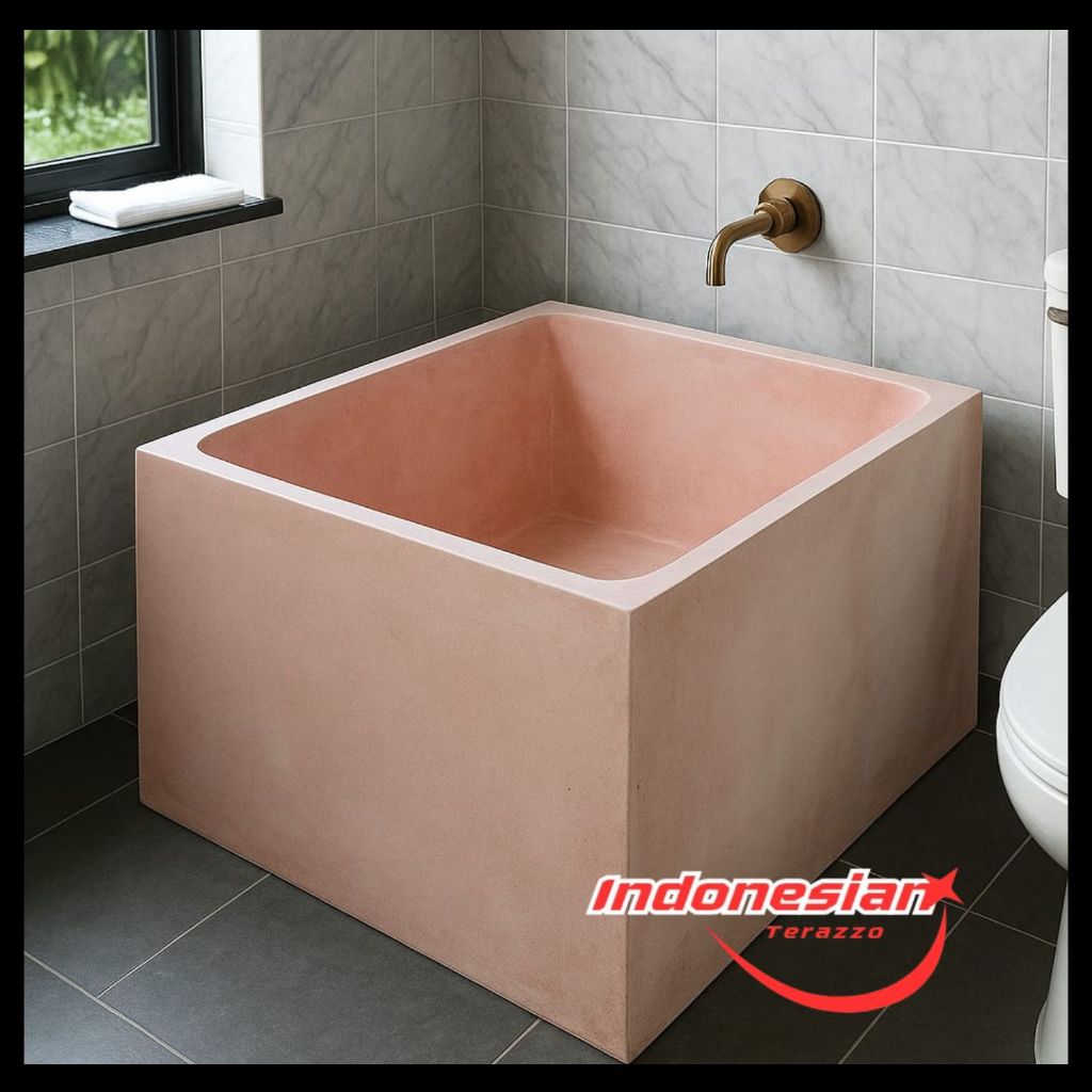 Bathtub Portable Modern | Bathtub Terazzo Model Kotak