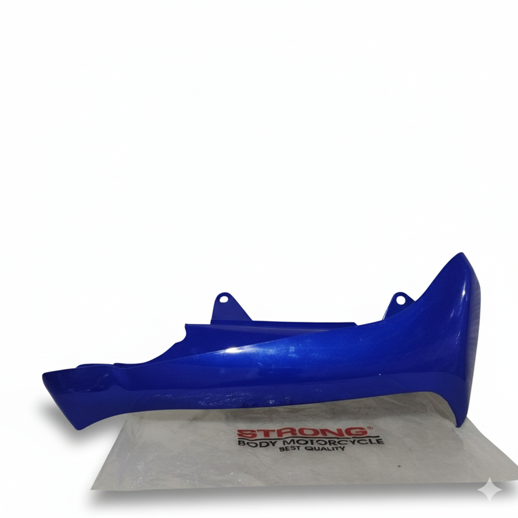 Cover Sayap Tebeng Legsil Leksil Legshield Luar Kanan Suzuki Satria Lumba Biru 2 Tak STRONG