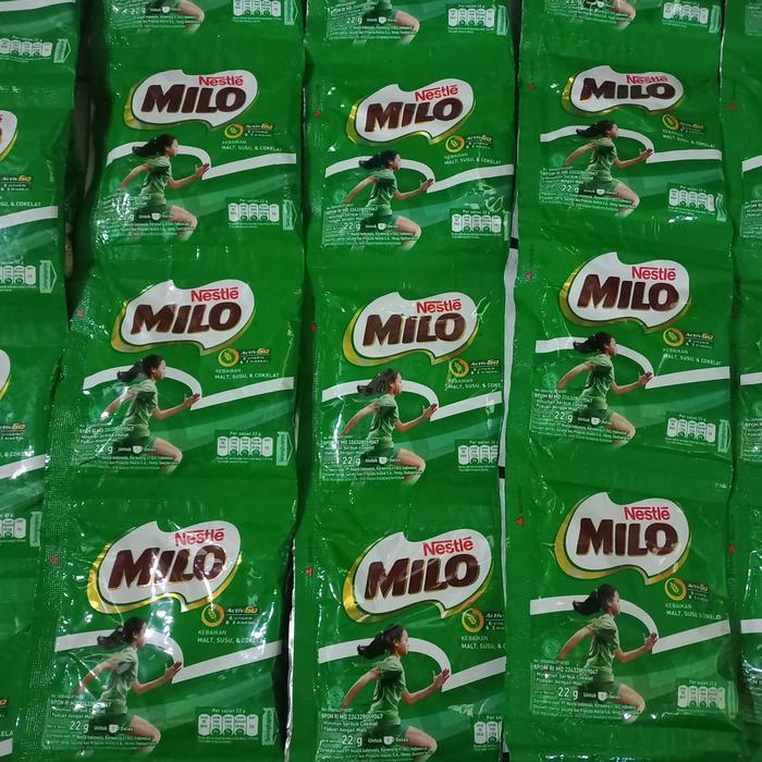 Susu Milo Renteng 22gram (1 Renceng = 10 Sachet)