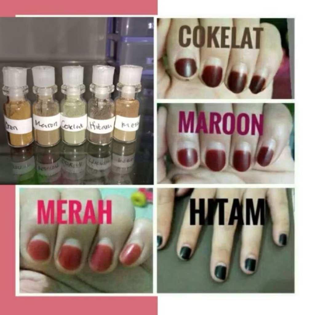 Kutek Bubuk Muslim Kutek Henna Original Maroon - Kutek muslim-Kutek Halal