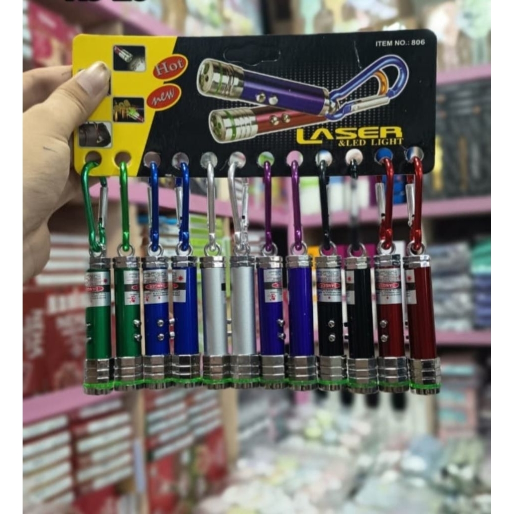 (12Pcs)Mainan Senter Laser /Senter Jarak Jauh Co