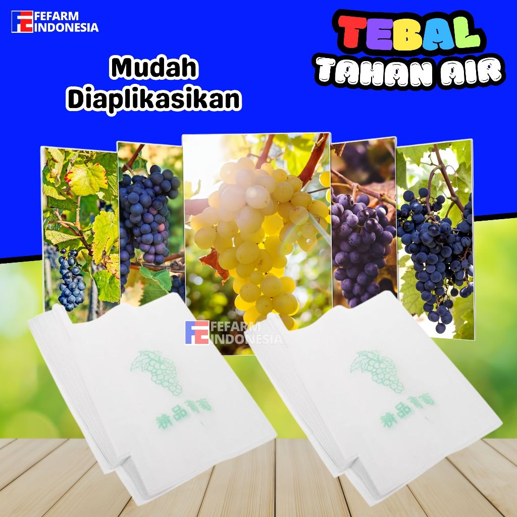 Fruit Cover Pembungkus Buah Brongsong Anggur Kelengkeng Jambu Mangga FEFARM