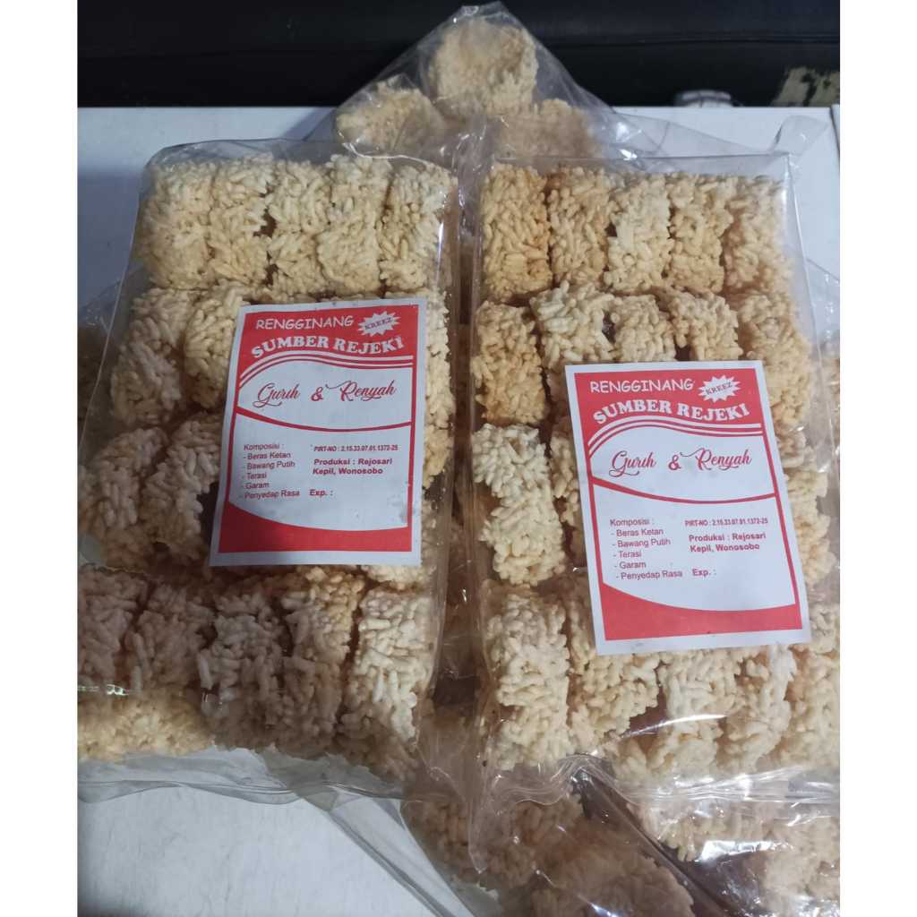 RENGGINANG/RENGGINANG TERASI/RENGGINANG SUMBER REJEKI/RENGGINANG MATANG RENYAH