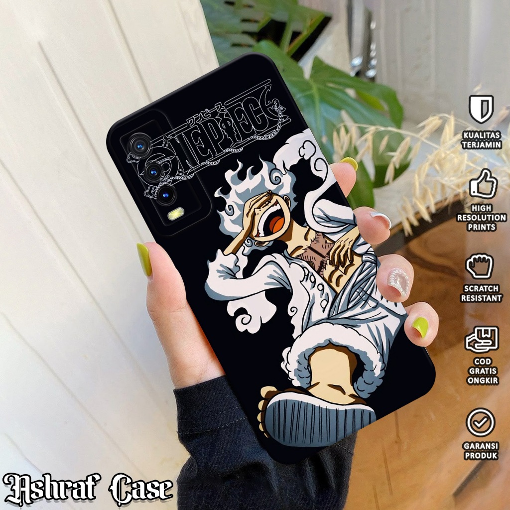 Softcase Premium For Vivo Y12S / Y20 / Y20S - Casing For Vivo Y20[ BR - LUFFY ] - Case Terbaru - Sil