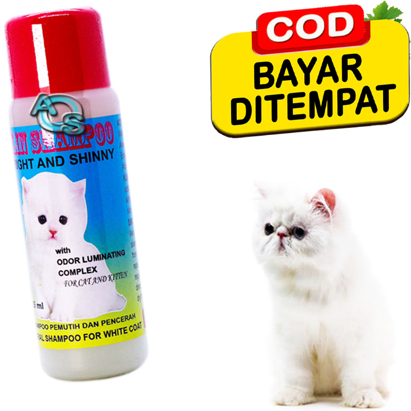 Sampo Kucing Khusus Bulu Putih Klin Cat Penghilang Noda