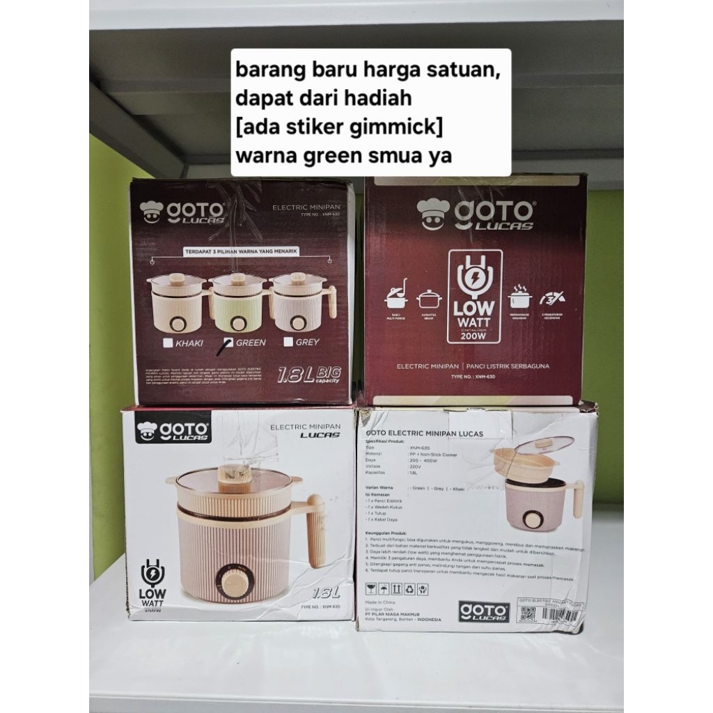 GOTO Lucas electric minipan low watt 1.8L XNM-630