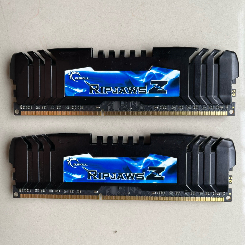RAM GAMING G.SKILL 8GB KIT 2X4GB PC3-17000/2133MHZ DDR3 RIPJAWS Z HITAM