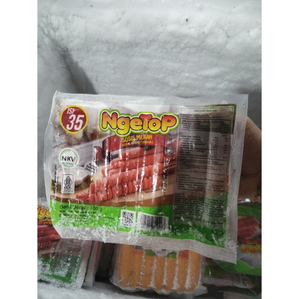 Sosis merah ayam Ngetop (isi 35)
