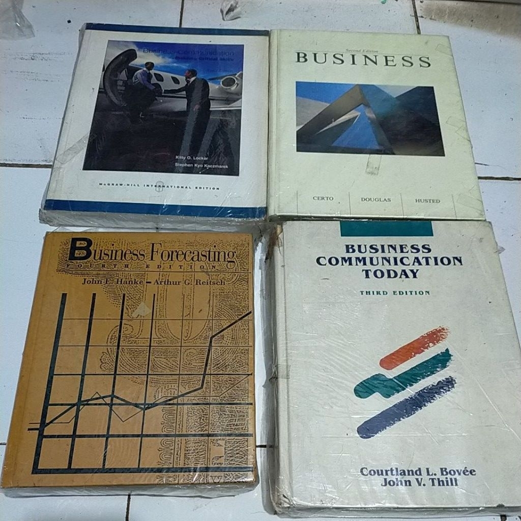 Business communication today- Courtland L / Business second - Certo/ Business Forecasting - John E H