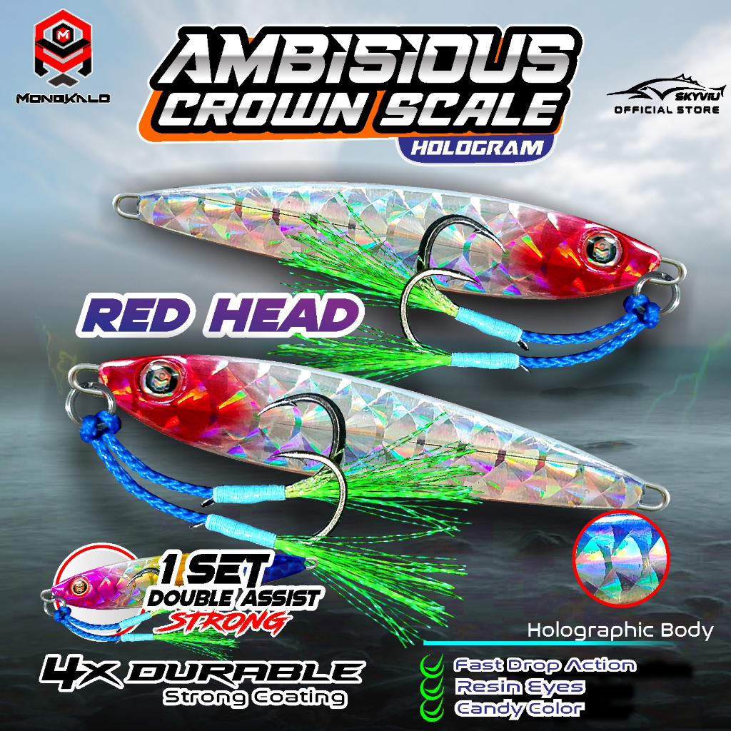 Mongkalo Ambisious Kipas noGID noMotif Candy 30 Red-Head