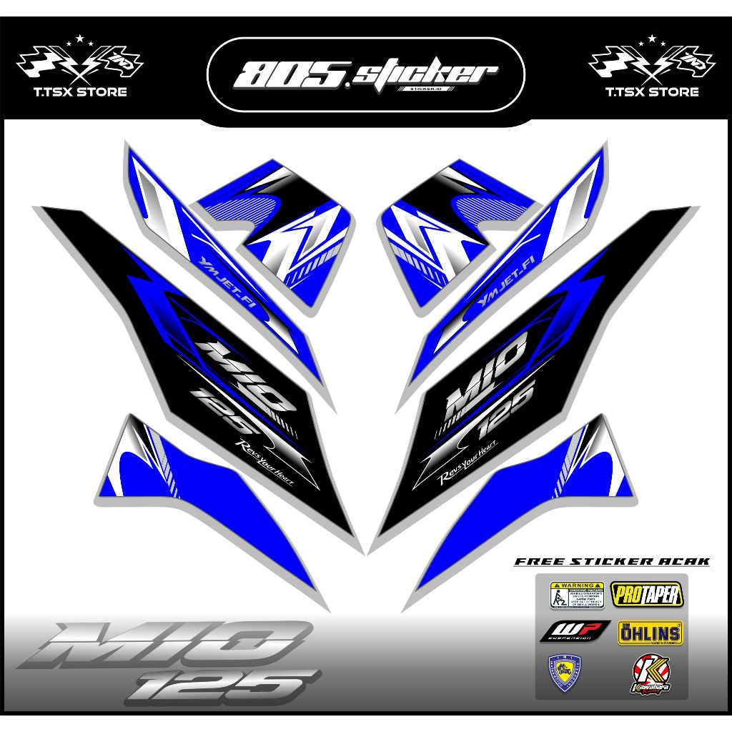 STRIPING MIO M3 125/STIKER MOTOR MIO/STRIPING MIO M3 125 KEREN