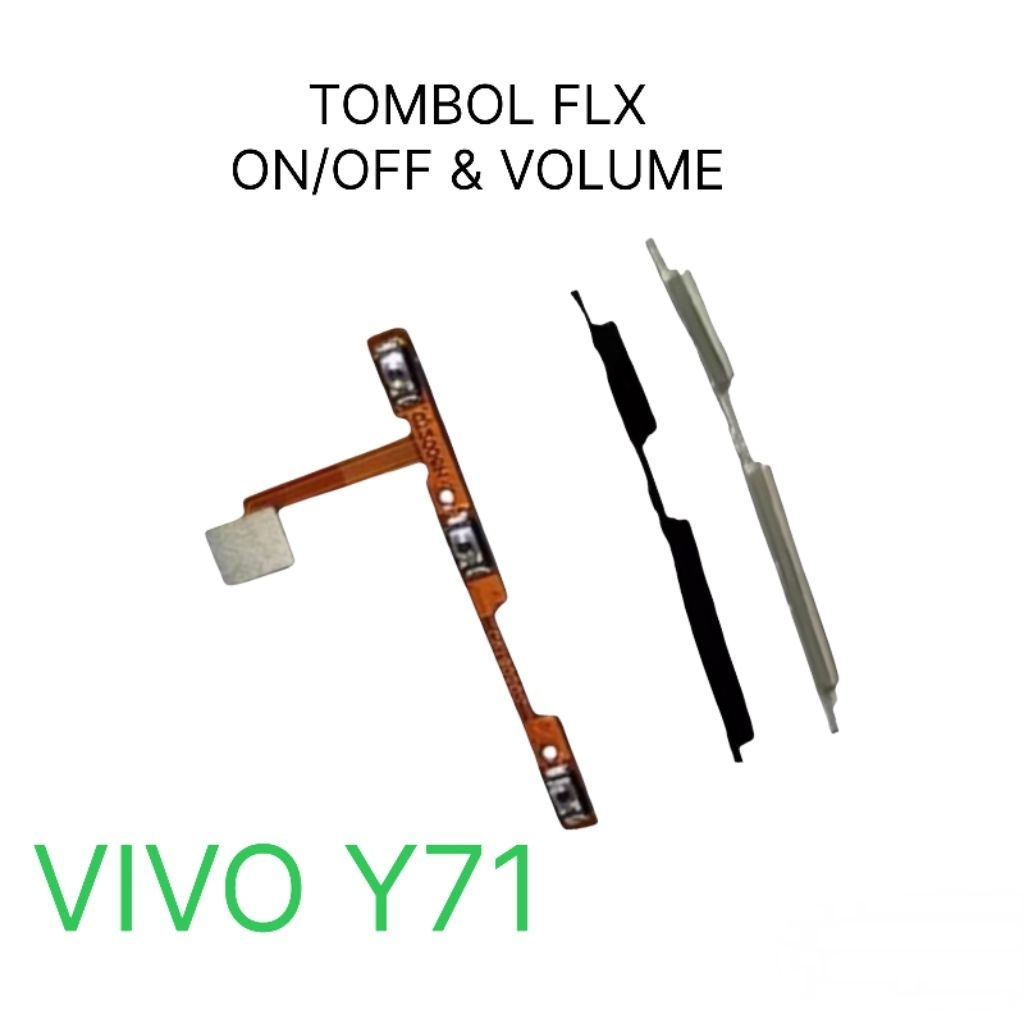 Flexible On Off Volume Vivo Y71 Original – Tombol Power Saklar Volume Button Sparepart HP Vivo Y71 O