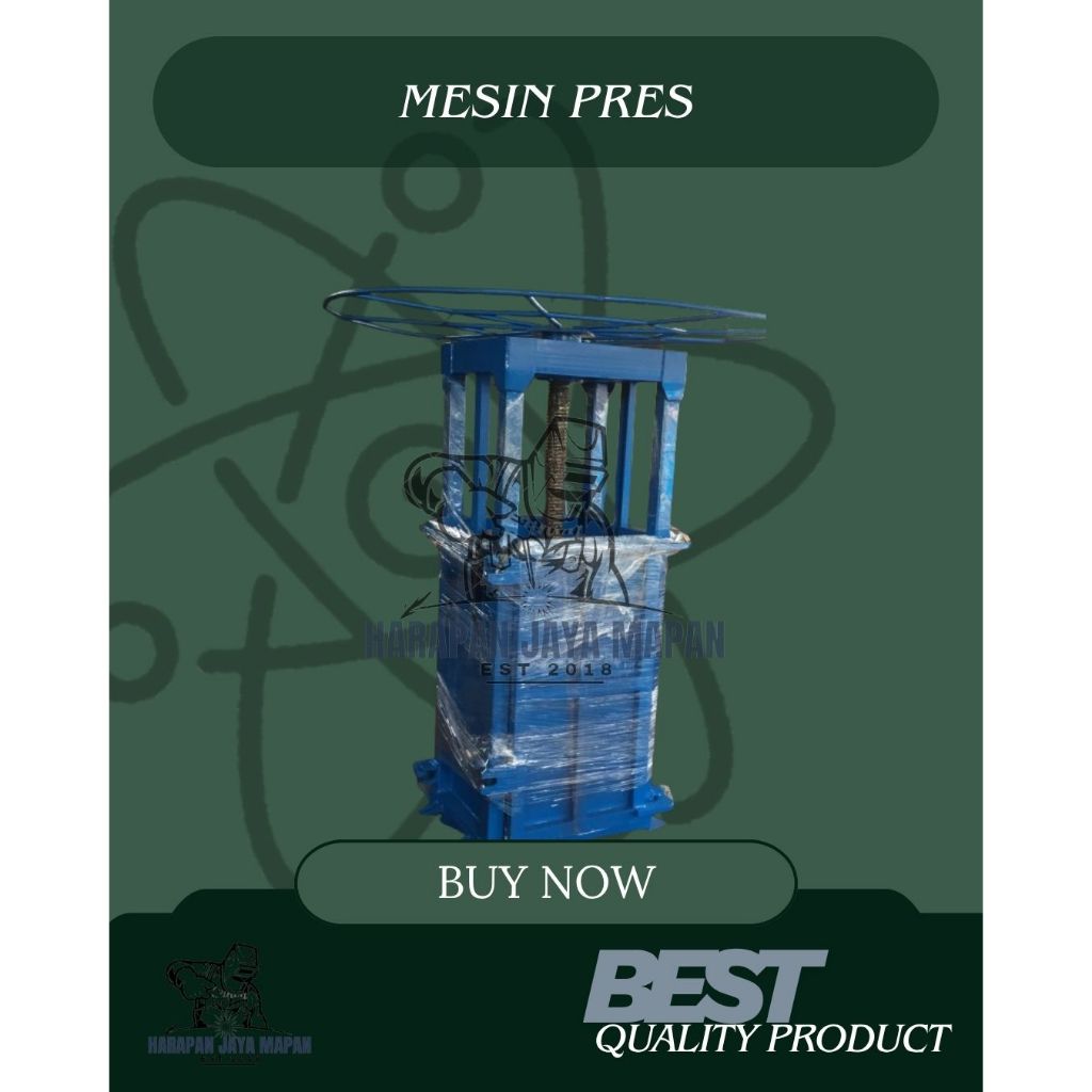 Press Kardus Manual/Pres Kardus /Pres Kaleng/Pres Plastik - Pres Botol