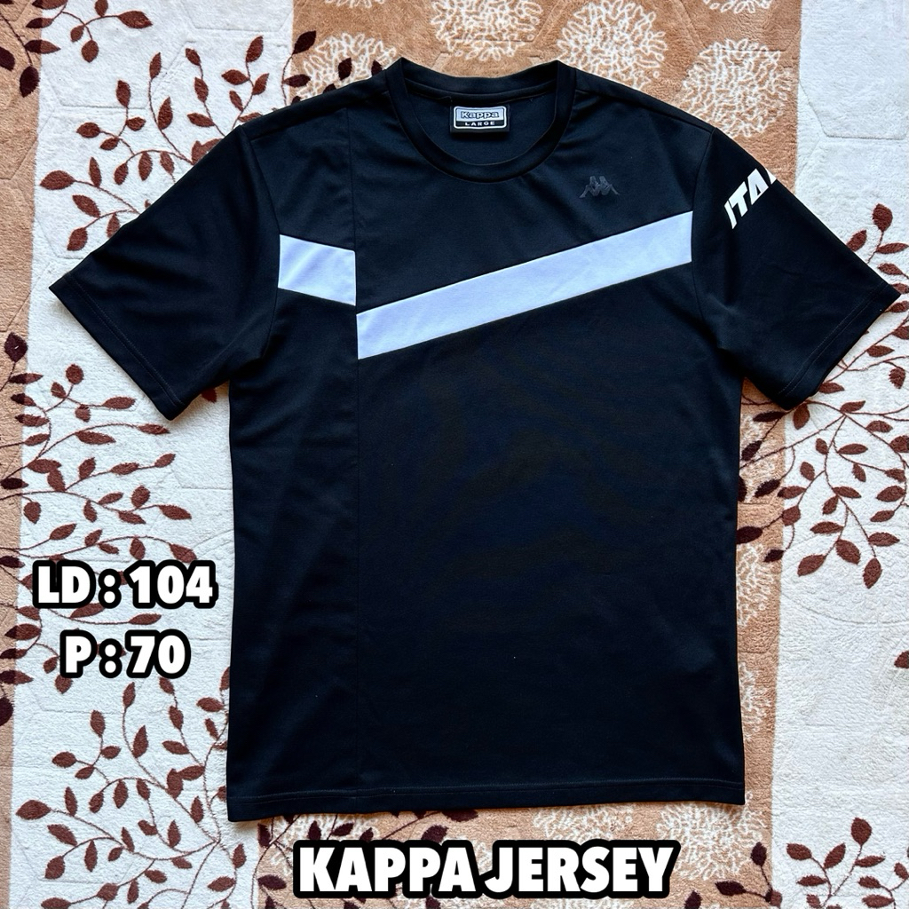 KAPPA ITALIA - Jersey (Black & White) M