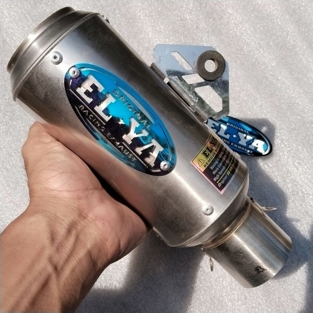 SLINCER KNALPOT  ORIGINAL ELYA RACING DPJ SARTENG SARPAT SARFUL SARBOR P15 D50 BUAT ALL MOTOR