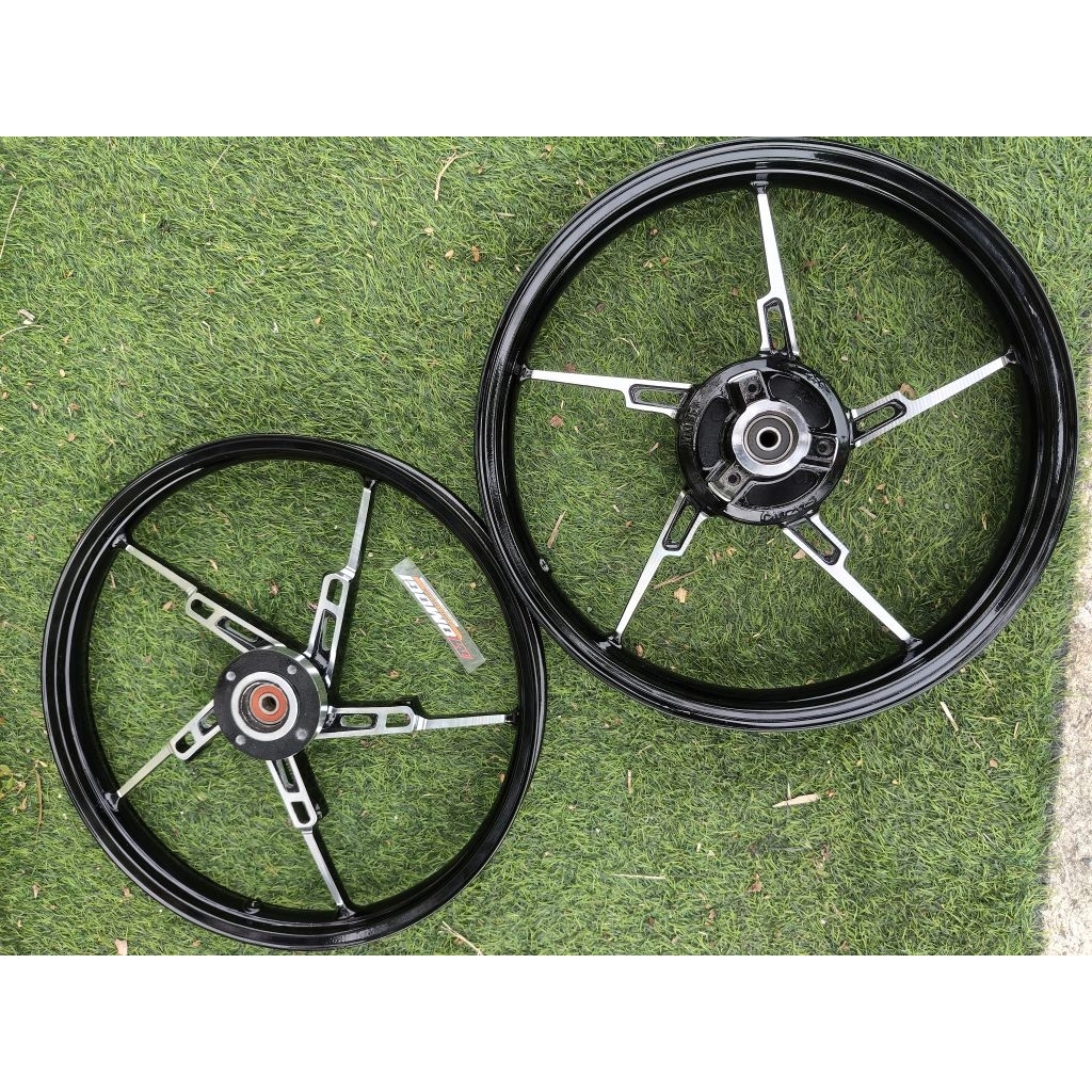 velg fu custom potong bubut gilap plus plendes depan