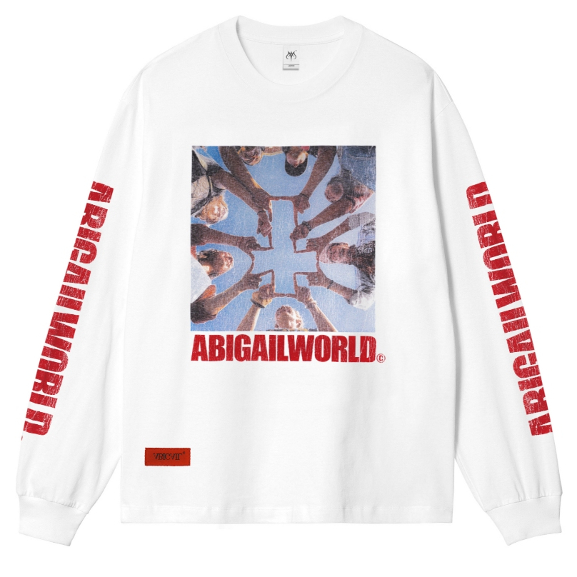 Abigail Clothing - "CULT W" - Oversized Longsleeve T-Shirt