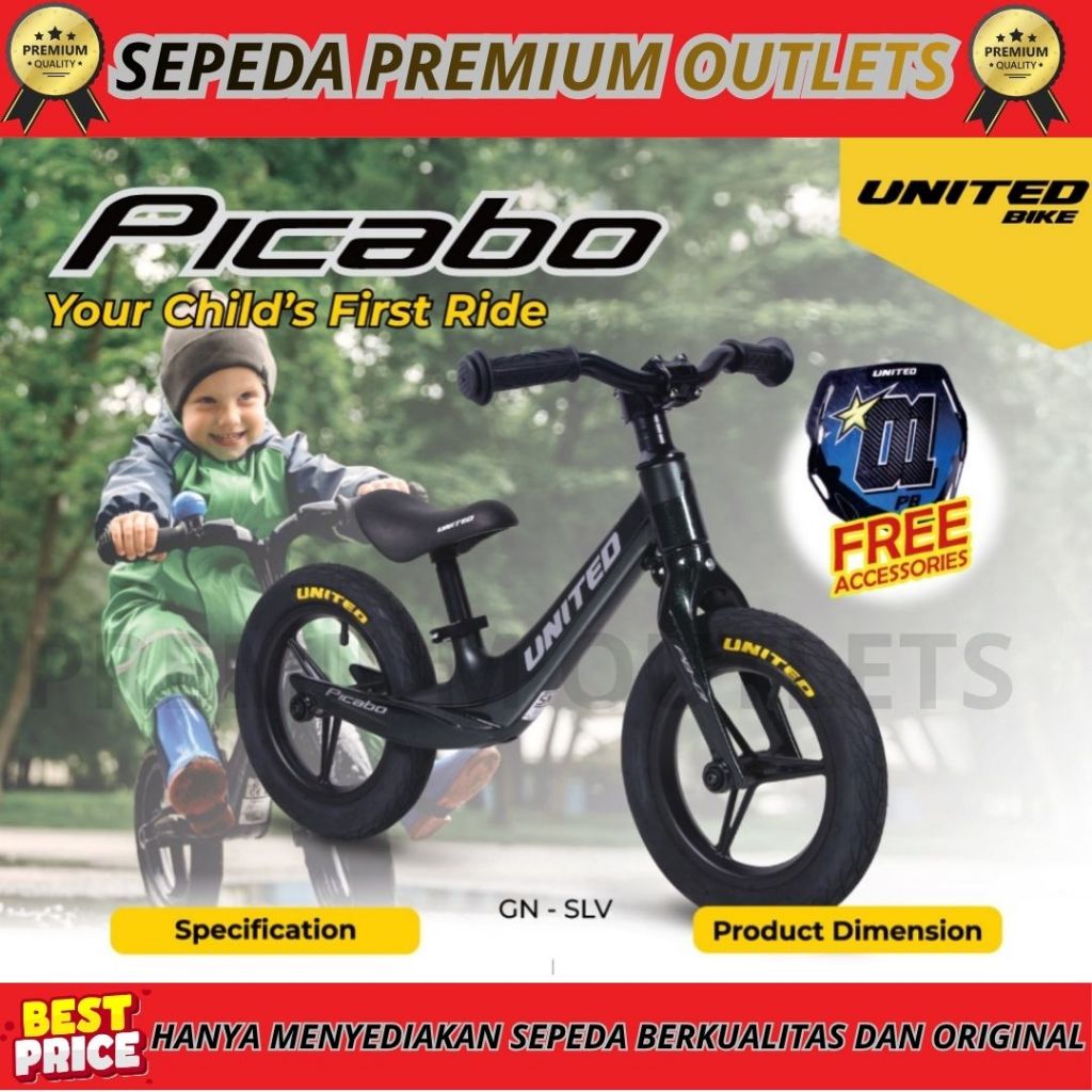 Sepeda Push Bike United Picabo Magnesium
