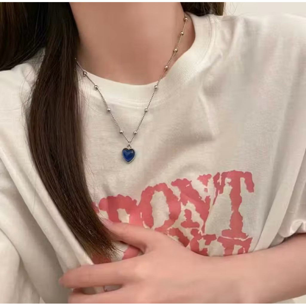 Kalung dan Gelang Magical Love Liontin Berubah Warna Sesuai Temperatur Gelang Color Changer Rantai K