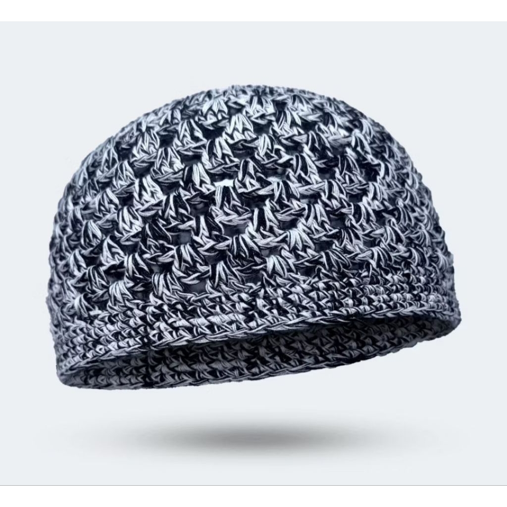 HARZU PECI Peci Rajut Haremis Model LurikHandmade Benang Katun Ukuran Dewasa