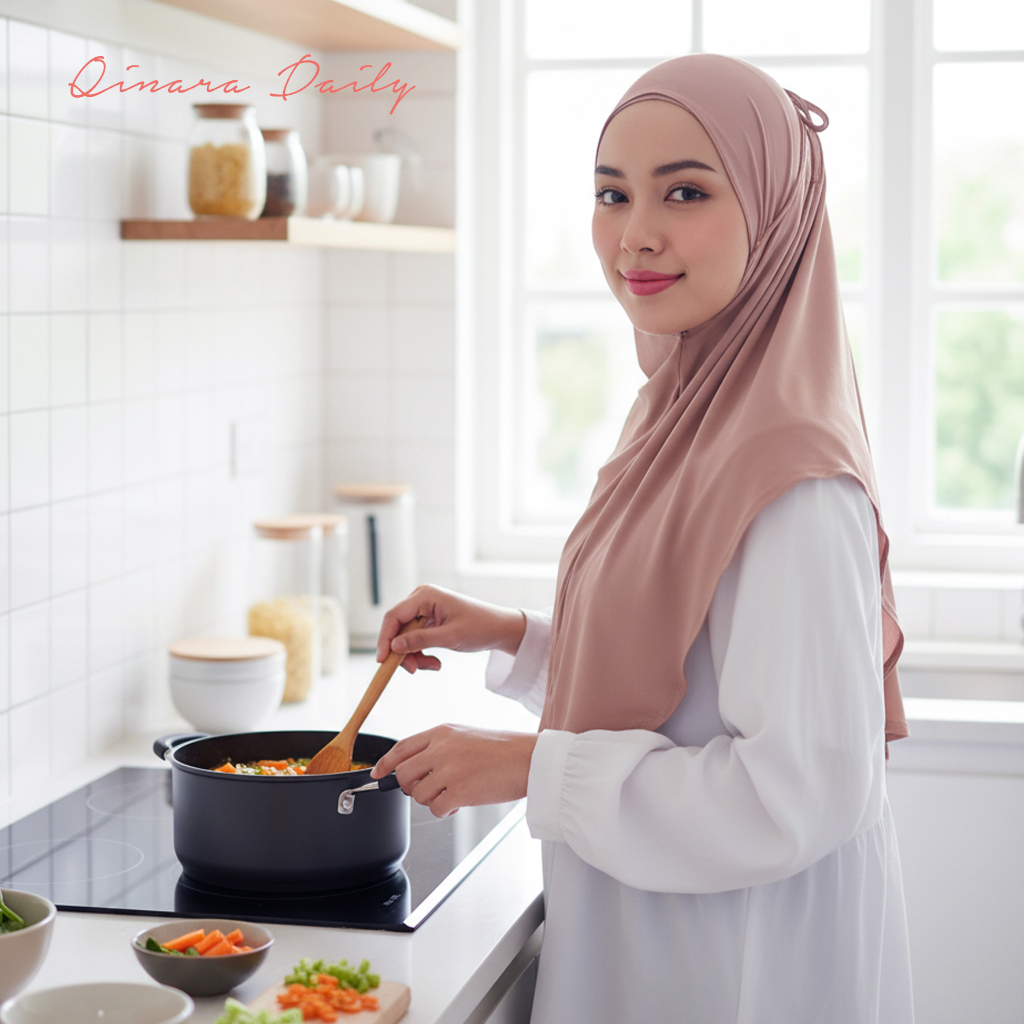 Arthestica Hijab Tali Bergo Qinara-Hijab Daily Instan