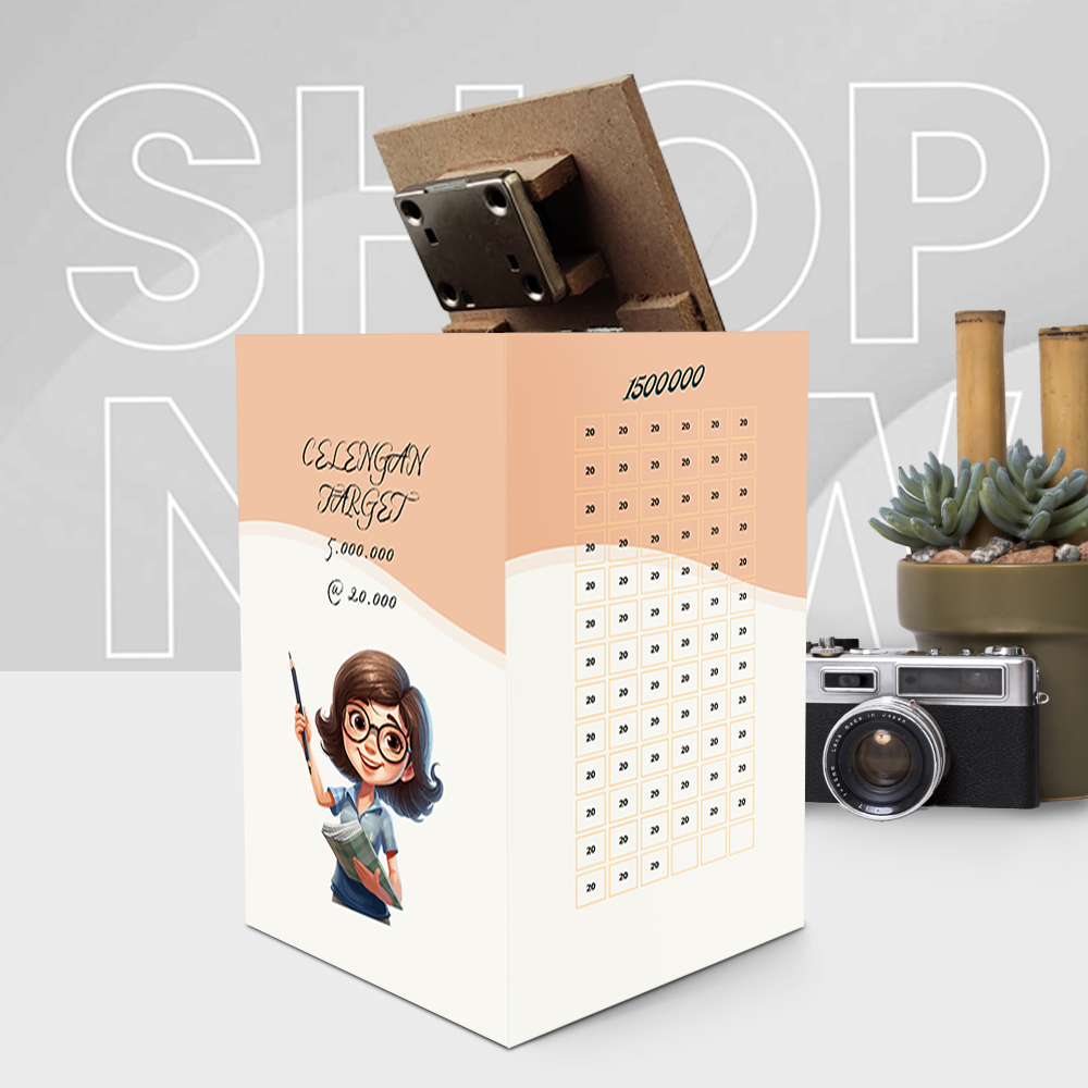 celengan target 5juta pecahan 20k tabungan anak viral