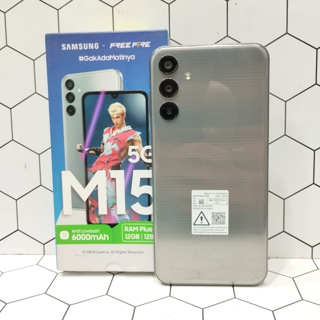 SAMSUNG M15 5G 6/128GB HP SECOND FULLSET