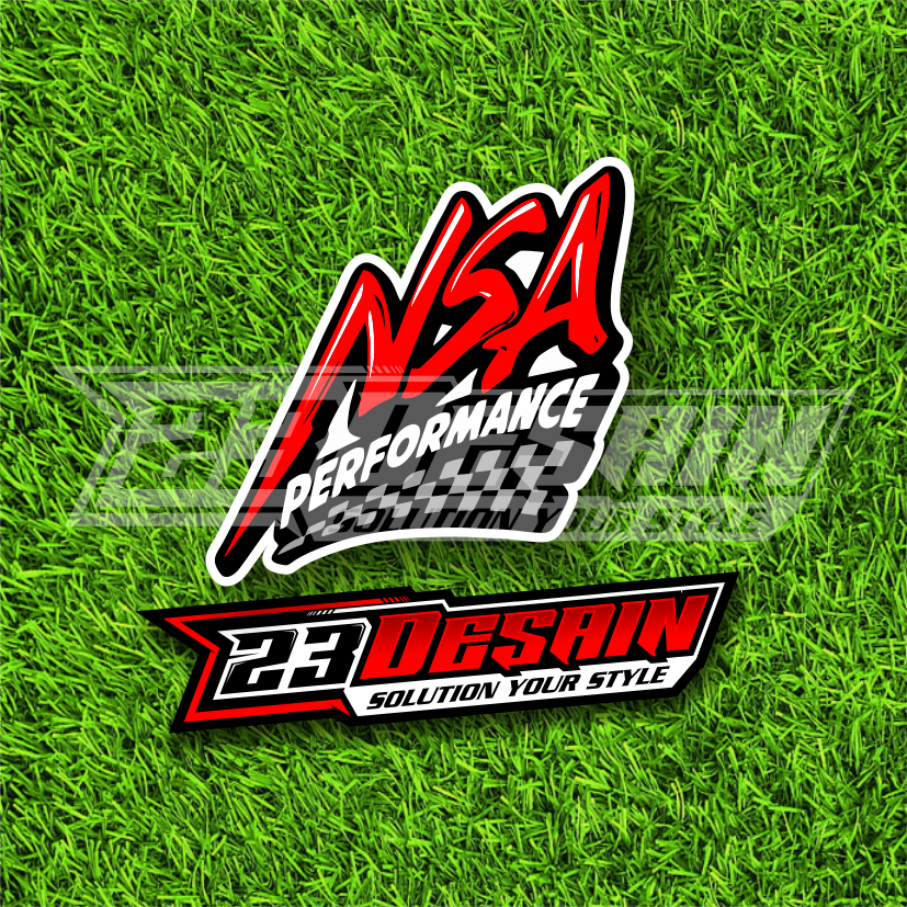 STIKER NSA PERFORMANCE STICKER NSA