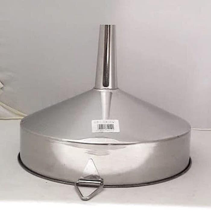 Corong Multifungsi Stainless Steel Funnel 304 Kitchenware Corong Stainless Steel Corong 24cm Minyak 