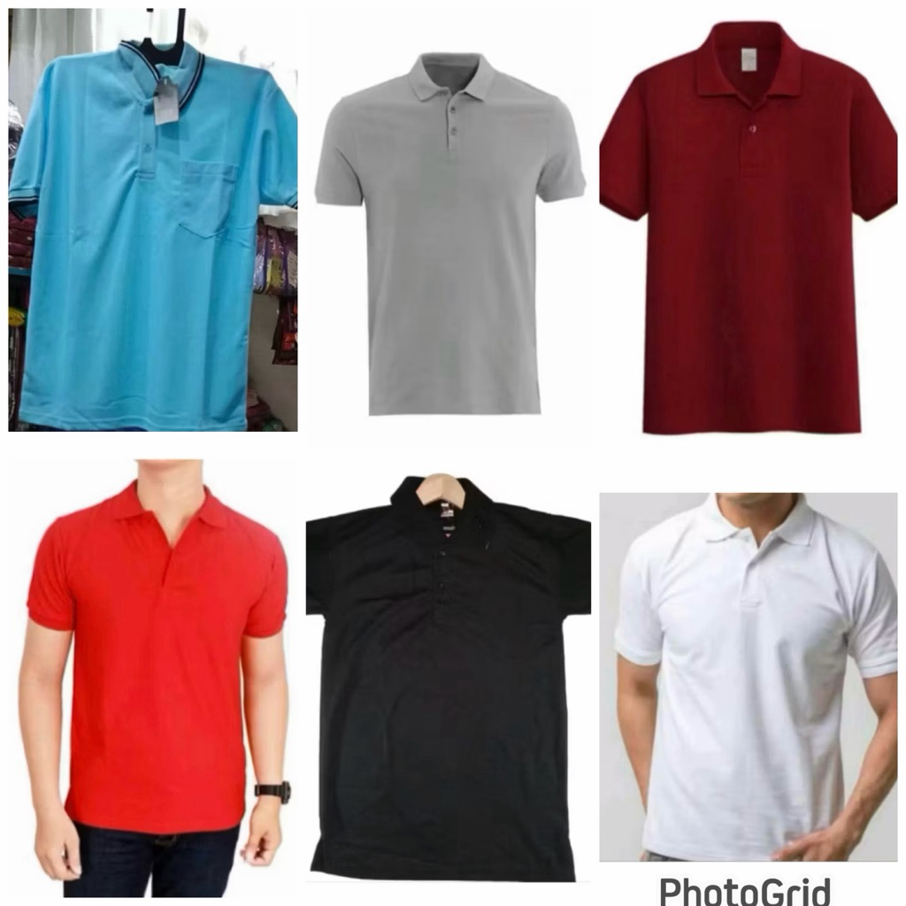 KAOS KERAH POLOS / KAOS KERAH COWOK / KAOS KERAH POLOS