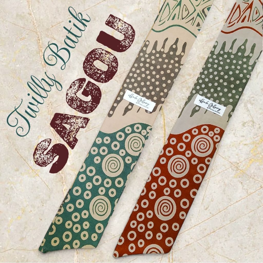 syal batik [ SAGOU ] syal scarf batik katun premium pria wanita