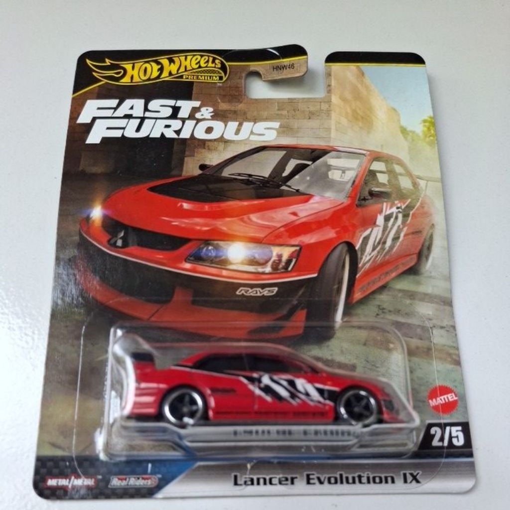 Hotwheels Premium Fast And Furious Lancer Evolution IX