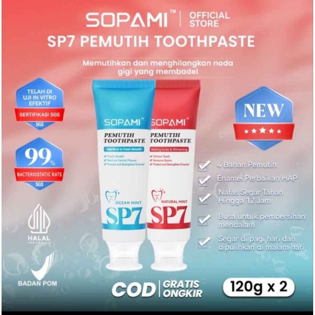 Pasta gigi SP7 Sopami