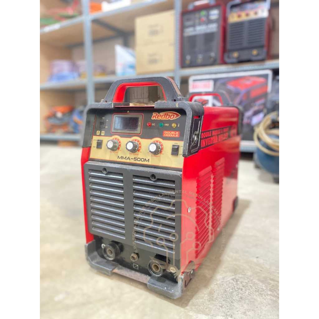 MESIN LAS BEKAS MMA 500A REDBO BEKAS 3 PHASE 500 AMPERE LISYRIK INVERTER SECOND