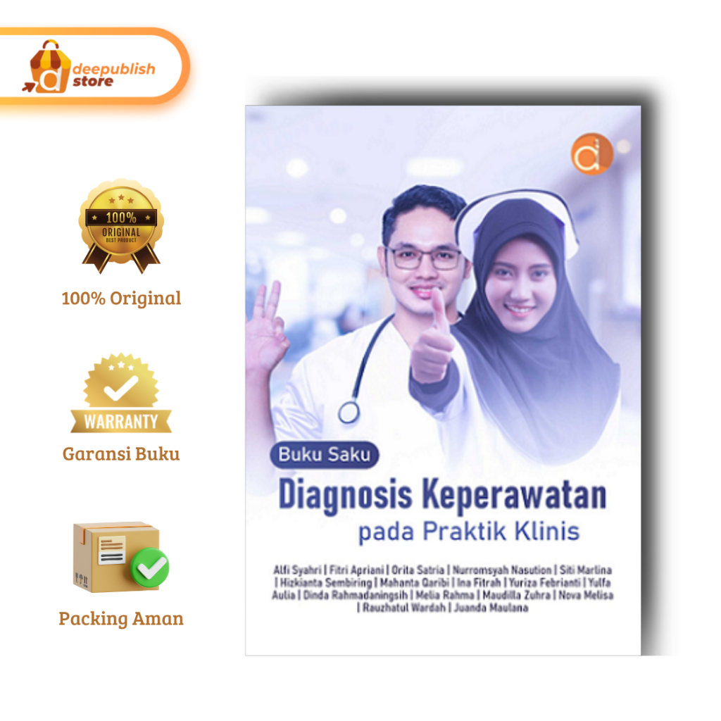 Deepublish | Buku Saku Diagnosis Keperawatan Pada Praktik Klinis |  Buku Keperawatan | Original