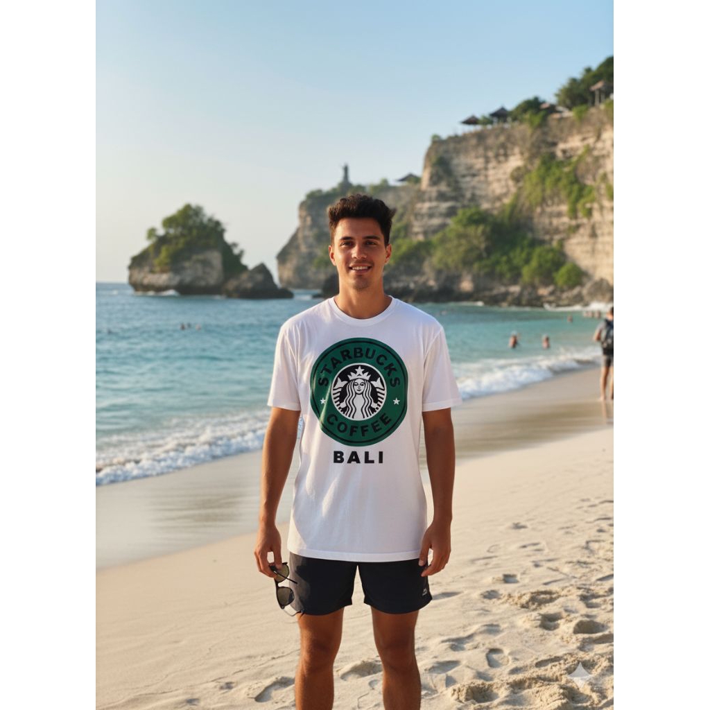 KAOS STARBUCKS CAFE BALI