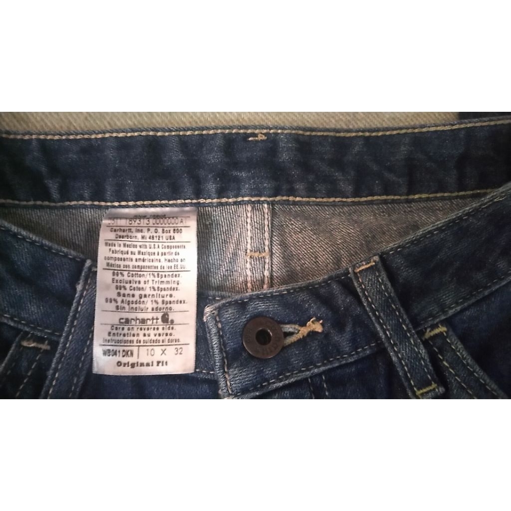 Carhartt Jeans (rare Women's Dark Night WB041 DKN original)