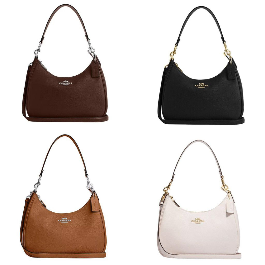 Coach Teri Pebble Leather Hobo Bag