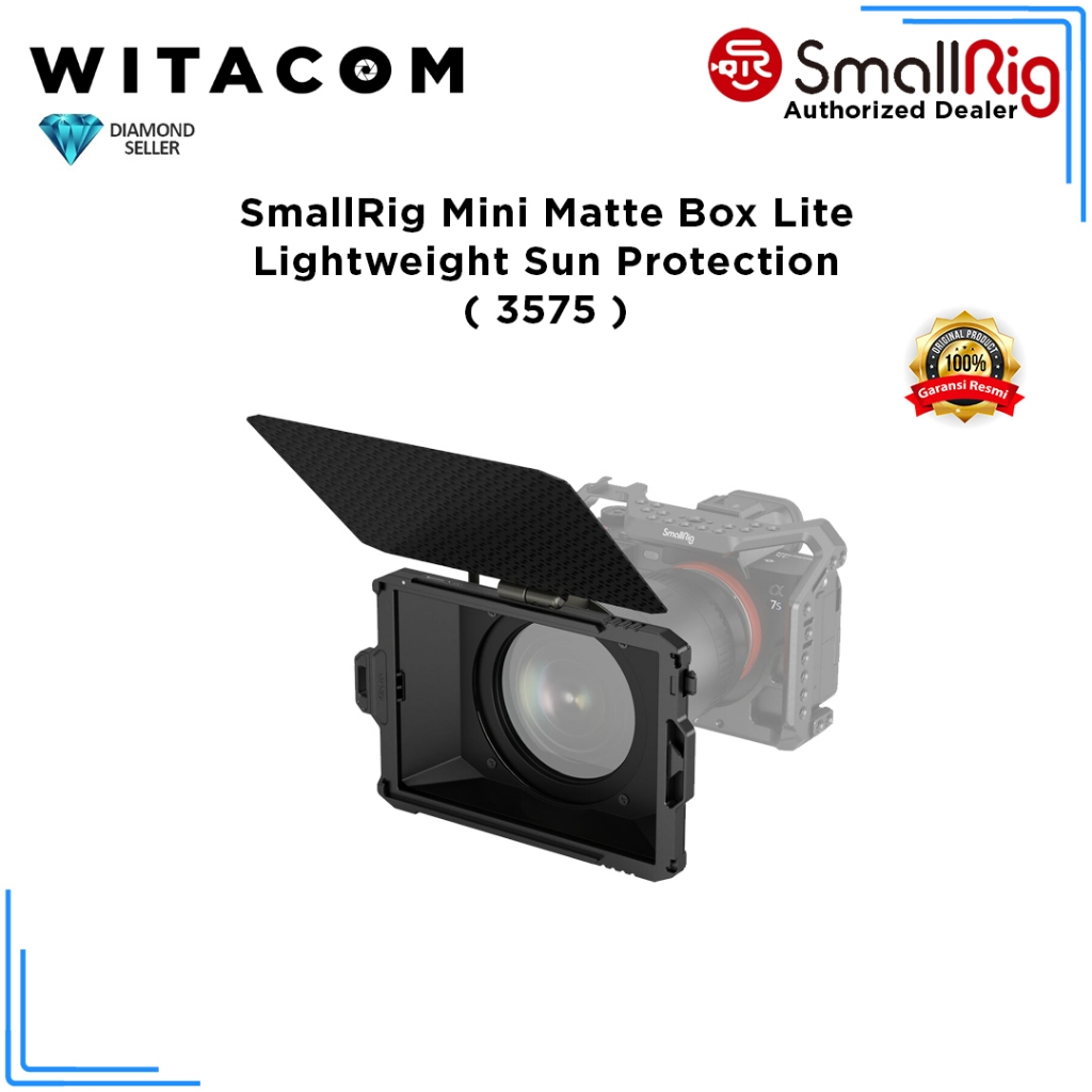 SmallRig 3575 Lightweight Sun Protection Mini Matte Box Lite - Original