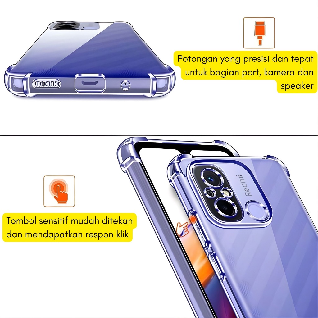 Anticrack XIAOMI REDMI 5A Redmi Note 5A Redmi Note 5A PRIME Bening Lentur Silikon