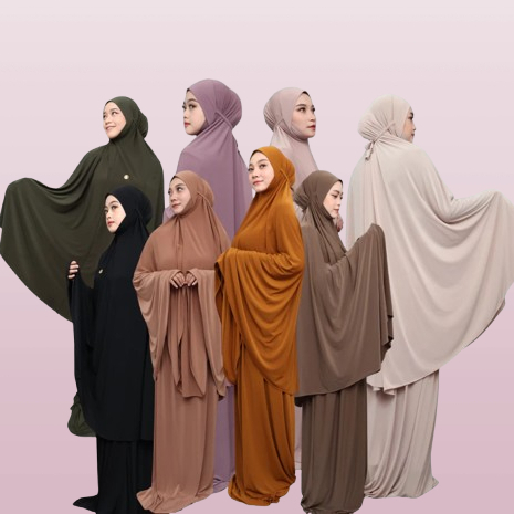 Mukena jersey malaysia / Mukena terbaru / Mukena khadijah syahda mukena terbaru 2025 mukena dagu ter