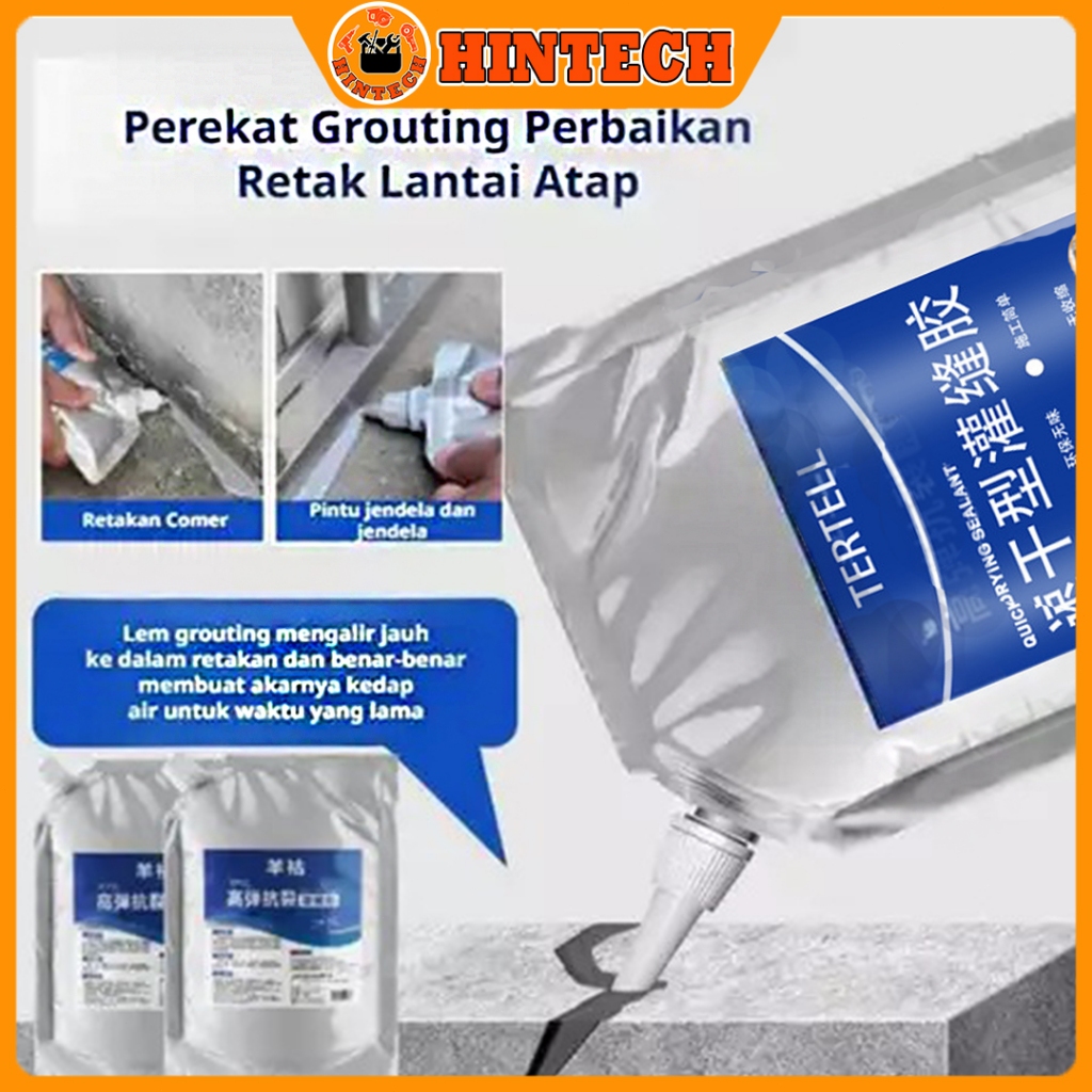 Lem Sealer Lem Anti Bocor Pengisi Lubang Bocor Retak Waterproof/Lem beton Silikon Cair Anti Retak Bo