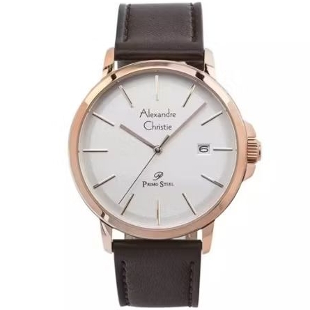 Alexandre Christie 1032 Coklat Kulit Pria original