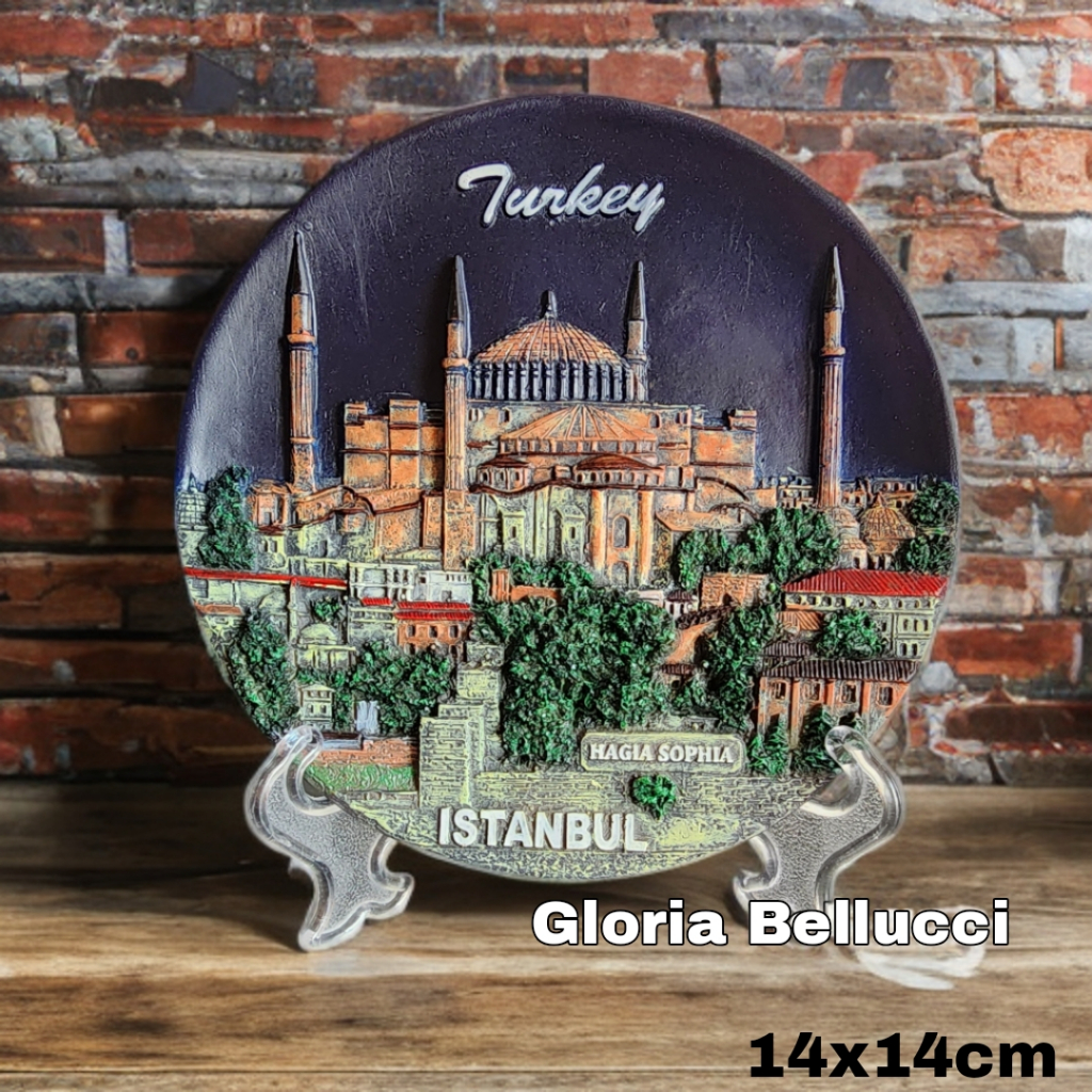 SOUVENIR PIRING TURKEY HAGIA SHOPIA TURKI DINDING ISTANBUL AYASOFYA TURKIYE