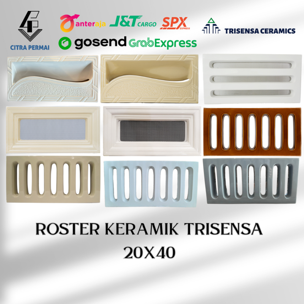 ROSTER KERAMIK TRISENSA 20X40 / ROSTER KERAMIK MINIMALIS / ROSTER KERAMIK BERKUALITAS