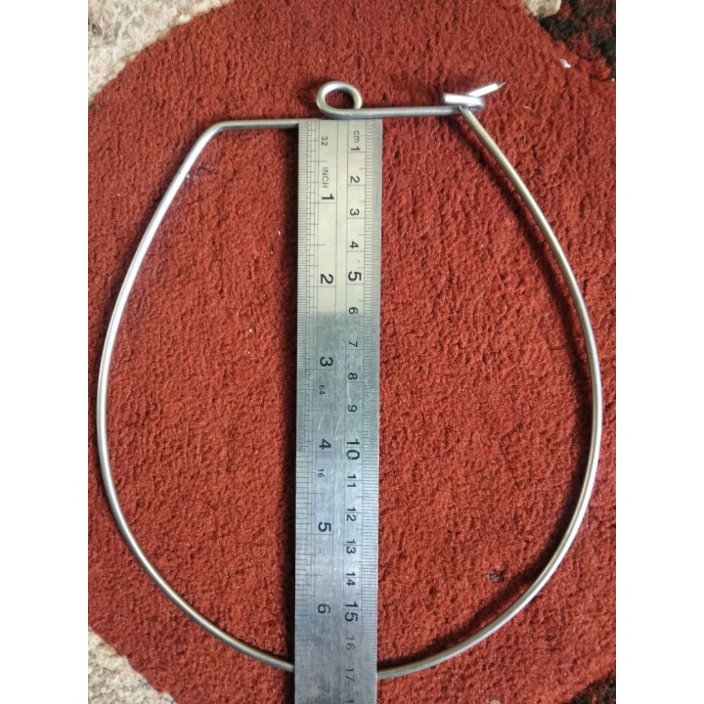 kendatan / Cantolan ikan ukuran 15x17cm (stainless steel)