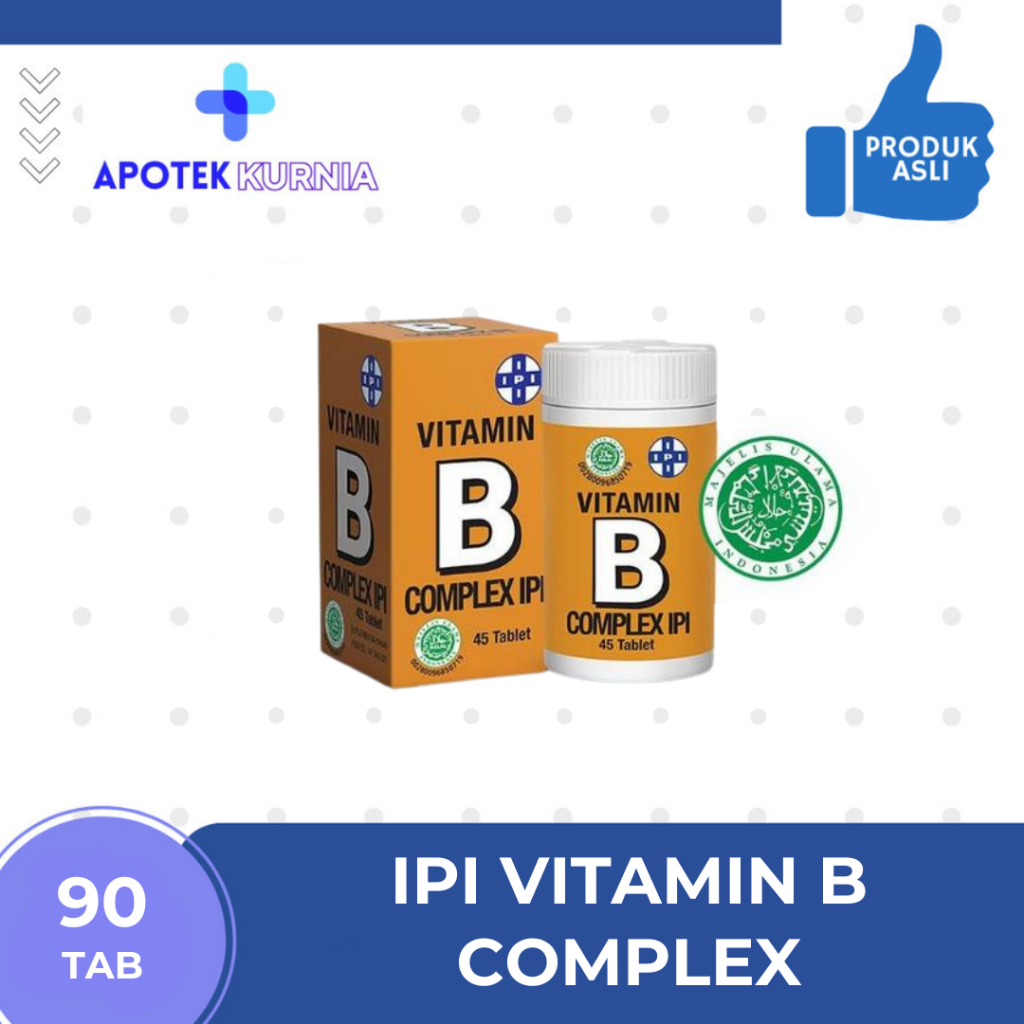 IPI Vitamin B Complex / Vitamin B Complex 90 Tablet