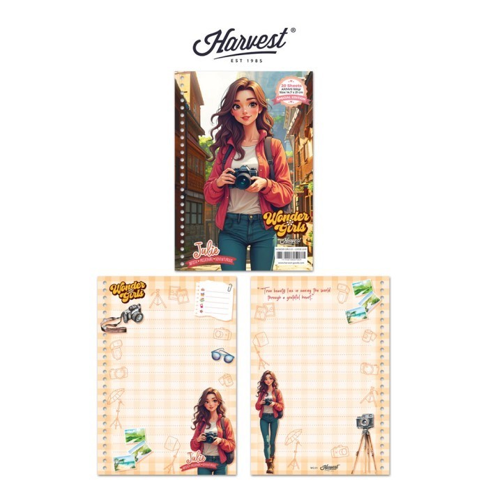 Harvest Loose Leaf A5 Wonder Girls - Julie