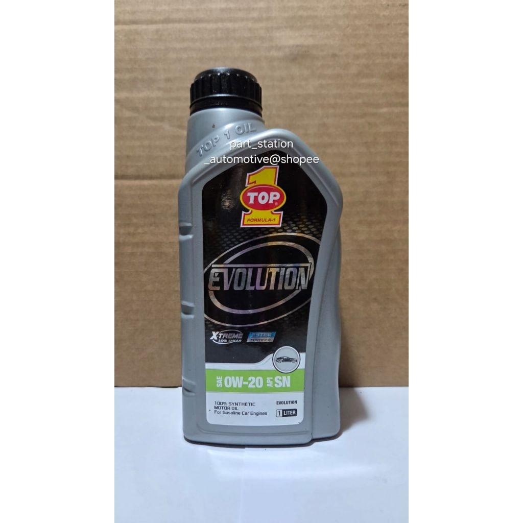 TOP 1 EVOLUTION OLI SYNTHETIC MOBIL BENSIN SAE 0W-20 1LITER