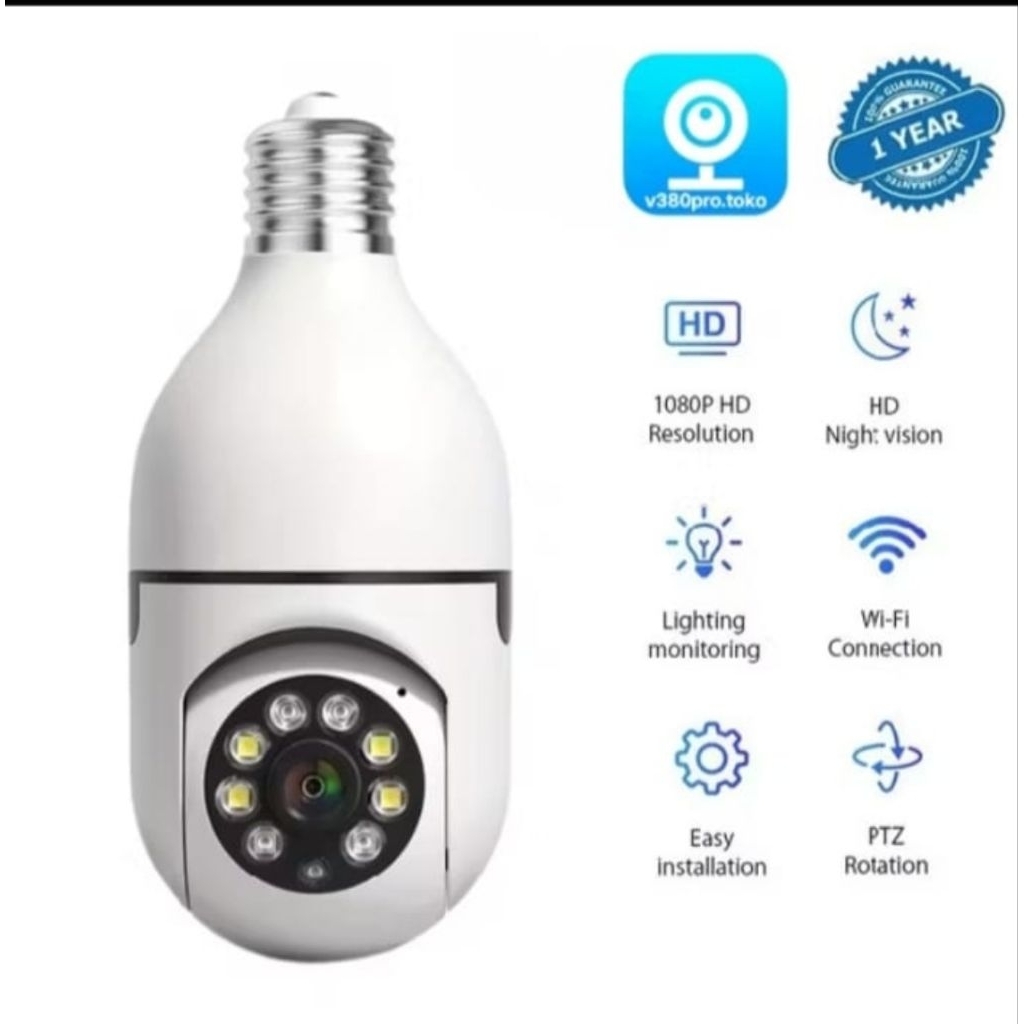 CCTV V380 mini wifi 360 derajat keamanan